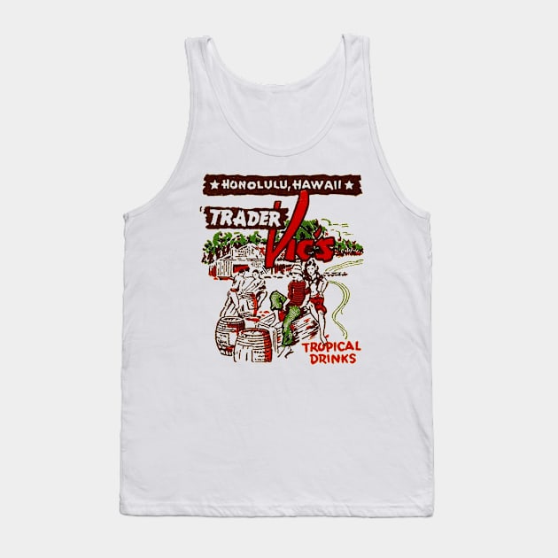 Trader Vics Tank Top by MindsparkCreative